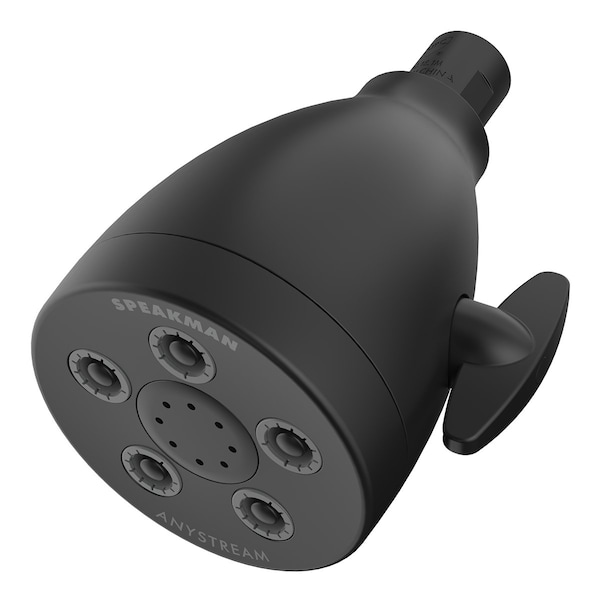 Speakman Hotel 5Jet Low Flow Massage Shower Head in Matte Black S2005